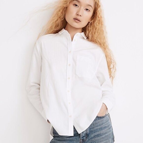 Madewell Oversized Ex-Boyfriend Shirt - Size Small - NWOT - Picture 1 of 4